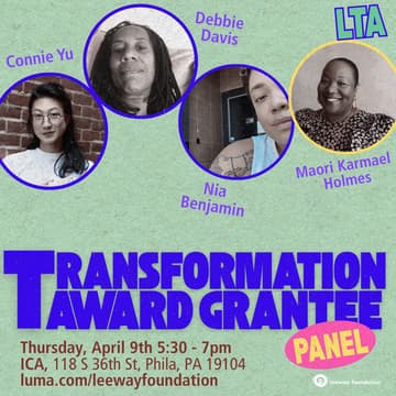 Cover Image for 4/9 Transformation Award (LTA) Guest Grantee Panel