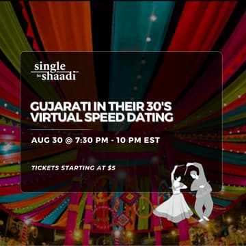 Cover Image for Gujaratis in their 30s Virtual Speed Dating