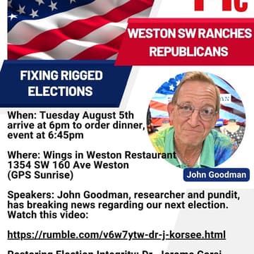 Cover Image for Weston sw Ranches Republican Club