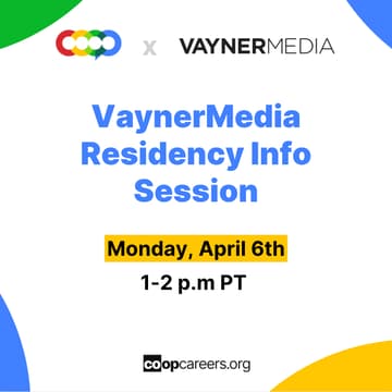 Cover Image for VaynerMedia Residency Info Session