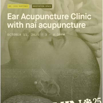 Cover Image for Ear Acupuncture Clinic with 'naī. acupuncture with Studio Hada