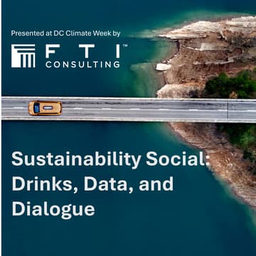 Cover Image for Sustainability Social: Drinks, Data, and Dialogue