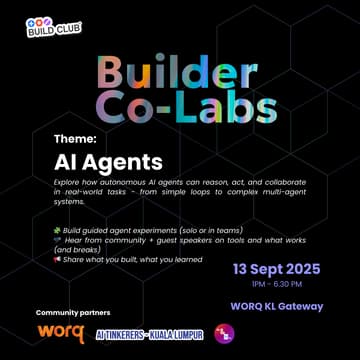 Cover Image for Build Club KL Co-Labs: AI Agents