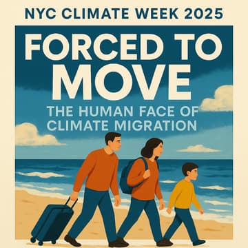 Cover Image for Forced to Move: The Human Face of Climate Change