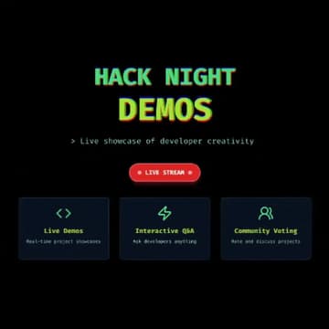 Cover Image for AI Hack Night Demos at GitHub