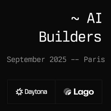 Cover Image for Daytona , Neo4j & Lago AI Builders - Paris, September '25