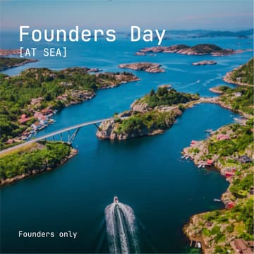 Cover Image for Founders Day - AT SEA