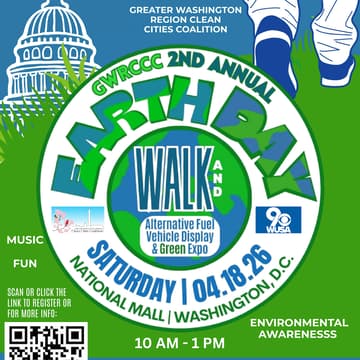 Cover Image for GWRCCC 2nd Annual Earth Day Walk and Alternative Fuel Vehicle Display & Green Expo