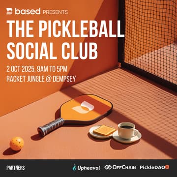 Cover Image for Pickleball Social Club @ Token2049 Singapore 🇸🇬