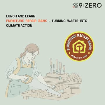 Cover Image for Lunch and Learn with Furniture Repair Bank: Turning Waste Into Climate Action