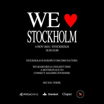 Cover Image for We <3 STHLM: Founders Gathering