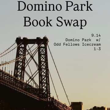 Cover Image for Domino Park Book Swap