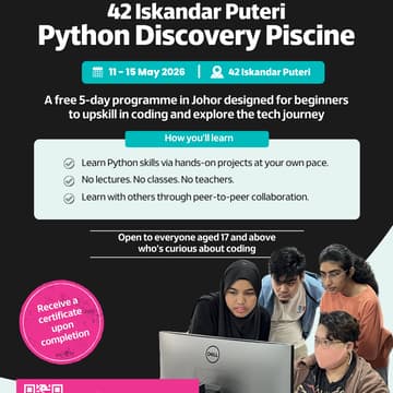 Cover Image for Python Discovery Piscine (42 Iskandar Puteri)