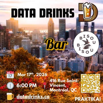 Cover Image for Data Drinks Monthly [Montreal]
