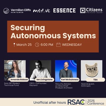 Cover Image for Securing Autonomous Systems - RSA Panel and Happy Hour!
