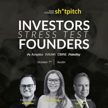 Cover Image for Sh*tPitch National Tour – Where Investors Stress Test Founders (Austin, TX)