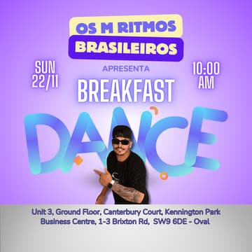 Cover Image for Os M Ritmos Brasileiros | ☀️ Breakfast Dance! 💃🍽️ - Oval