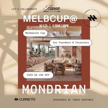 Cover Image for Melbourne Cup @ Mondrian