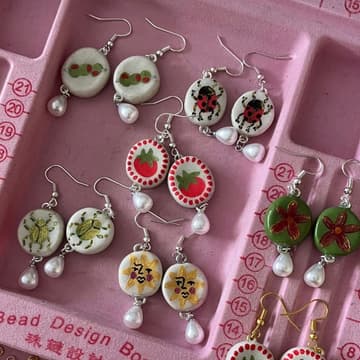 Cover Image for mud club: clay earrings