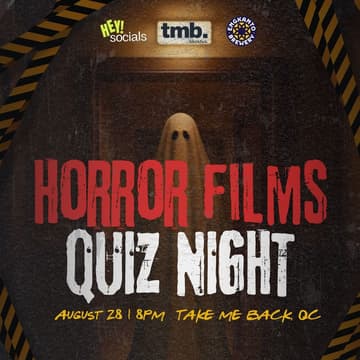 Cover Image for Horror Films Quiz Night (Thursday, August 28 | 8PM)