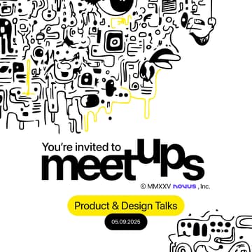 Cover Image for Novus Meetups: Product & Design Talks