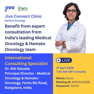 Cover Image for Jivo Connect Clinic - Medical Oncology