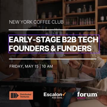 Cover Image for NYC Coffee Club | Early-Stage B2B Founders & Funders