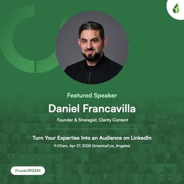 Cover Image for Turn Your Expertise Into an Audience on LinkedIn