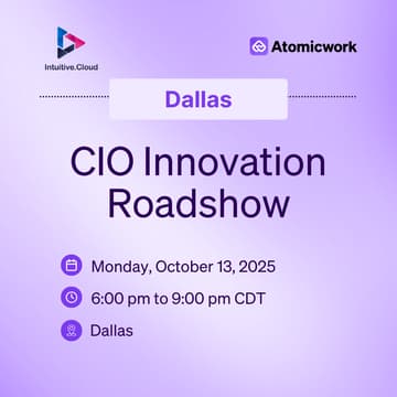 Cover Image for CIO Private Dinner & Innovation Roadshow