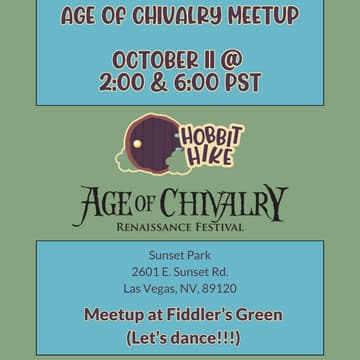 Cover Image for Age Of Chivalry Hobbit Hike Meetup