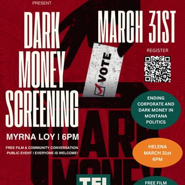 Cover Image for Dark Money Screening - Helena, MT