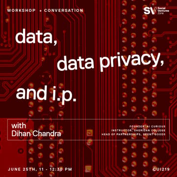 Cover Image for Data, Data Privacy, and IP (Workshop)