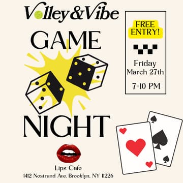 Cover Image for Game Night with Volley & Vibe