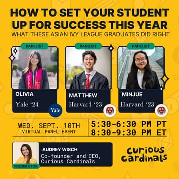 Cover Image for How to Set Your Student Up for Success this School Year: What These Asian Ivy League Graduates Did Right