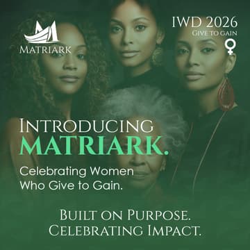 Cover Image for Introducing MATRIARK. Celebrating Women Who Give to Gain.