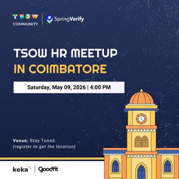 Cover Image for TSOW HR Meetup in Coimbatore