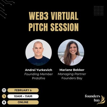 Cover Image for Founders Bay: Web3 Virtual Pitch Session