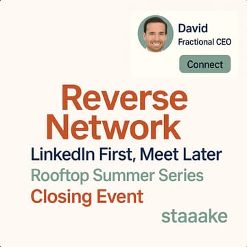 Cover Image for Reverse Network: Summer AI/Tech Rooftop Series Closing Event