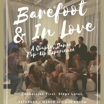 Cover Image for Barefoot & In Love- A Couples Dance Pop-Up Experience