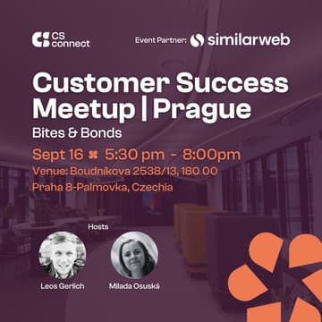 Cover Image for Customer Success Meetup - Bites & Bonds | Prague