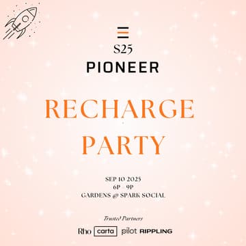 Cover Image for 🔌 Pioneer S25 Recharge Party⚡️
