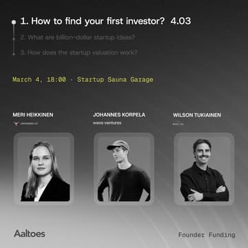 Cover Image for Founder Funding 1: How to find your first investor?