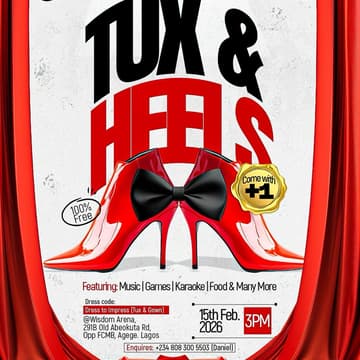 Cover Image for Tux And heels✨