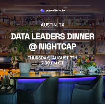 Cover Image for Austin, TX  Data Leaders Dinner @ Nightcap