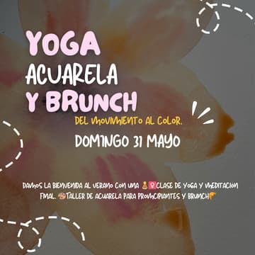 Cover Image for BRUNCH Yoga & Acuarela al aire libre