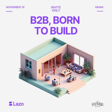 Cover Image for Born to Build (B2B) - Miami Session by Lazo & L40°