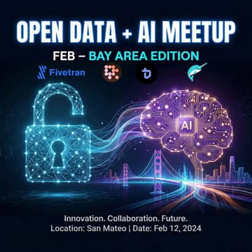 Cover Image for February Open Data + AI Meetup - Bay Area Edition