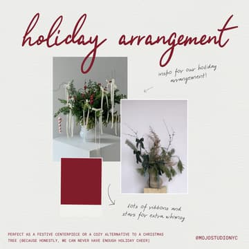 Cover Image for Whimsical Holiday Arrangement Workshop