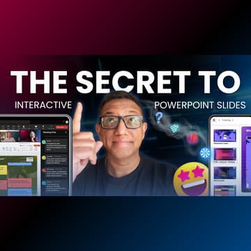 Cover Image for The secret to interactive PowerPoint slides