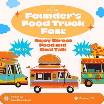 Cover Image for eChai: Founder’s Food Truck Fest